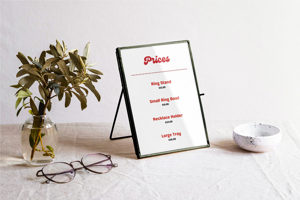 Canva Price List Signage Templates, a Marketing Template by Dandymark (Photo 7 of 7)