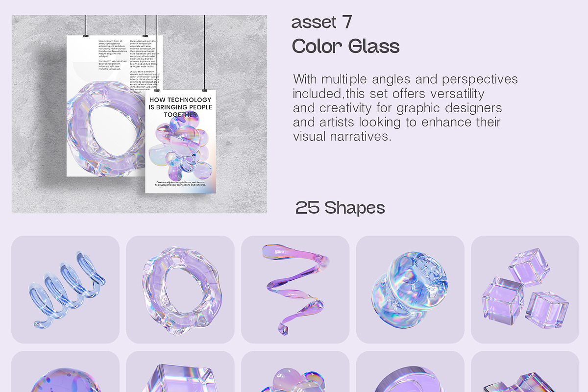 3D Abstract Design LIBRARY, a Graphic by LarysaZabrotskaya (Photo 11 of 24)