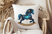 Celestial Midnight Blue Baby Nursery, a Seasonal Illustration by RobertsArt (Thumbnail 8 of 8)