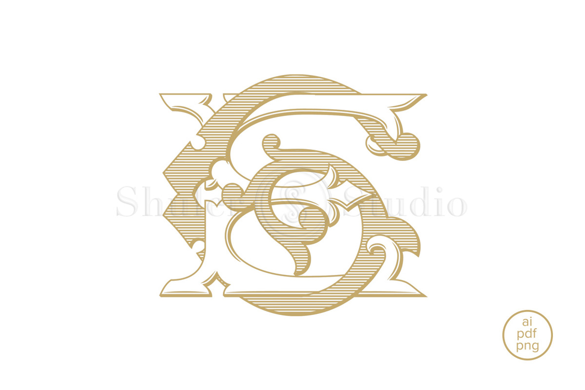 EG Monogram GE Monogram, a Branding & Logo Template by Shuler Studio (Photo 2 of 6)