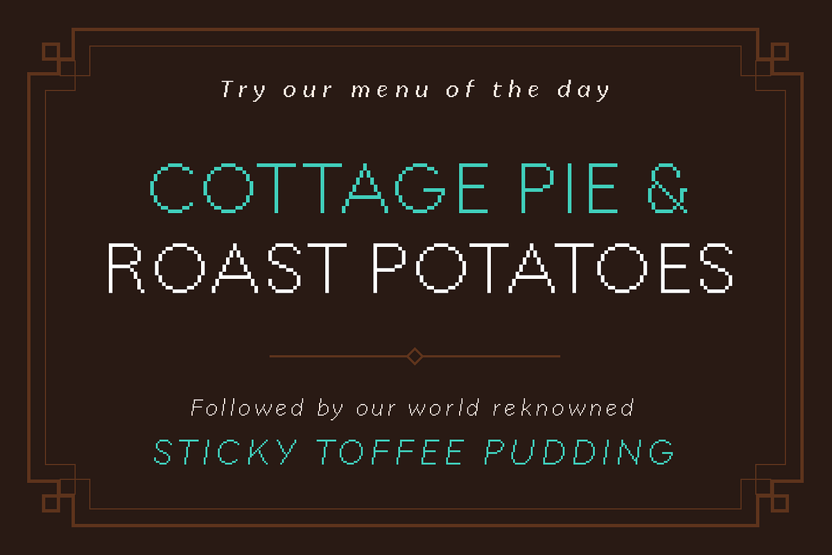 Troutbeck Sans Pixel Font (4 styles), a Sans Serif Font by SelfBuild Type (Photo 8 of 8)