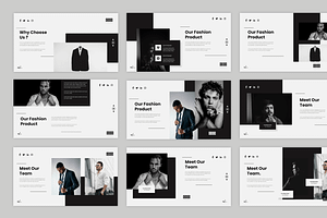 Man Fashion GoogleSlide Presentation