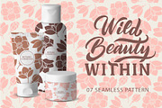 Hand-Drawn Magnolia. Linocut set, a Background Graphic by Lettering_Logo (Thumbnail 16 of 17)