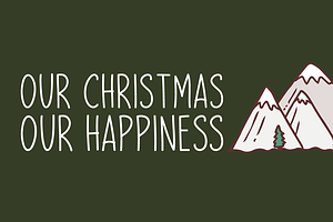 Connect Christmas Typeface