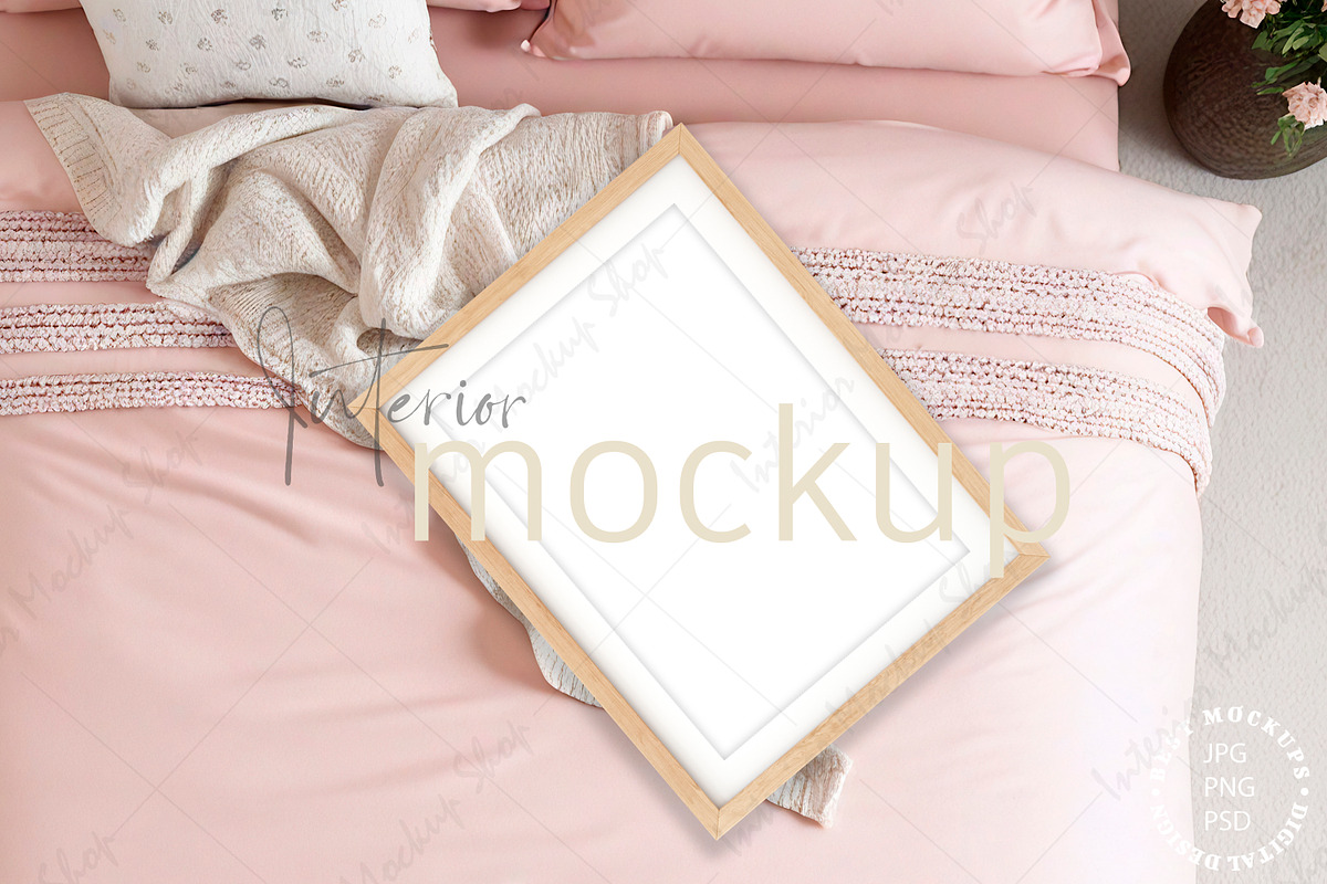 Bedroom Frame Mockup - 401, a Product Mockup by Mockup Shop (Photo 2 of 4)