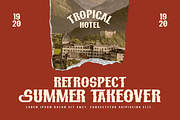 Ruihant | Retro Condensed Font, a Serif Font by twinstd (Thumbnail 6 of 12)