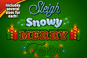 Christmas Graphic Styles & Logo Kit