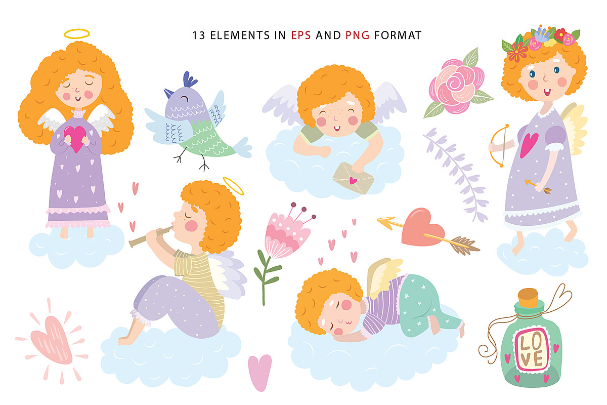 Sweet angels collection, a Graphic by natamastery (Photo 2 of 5)