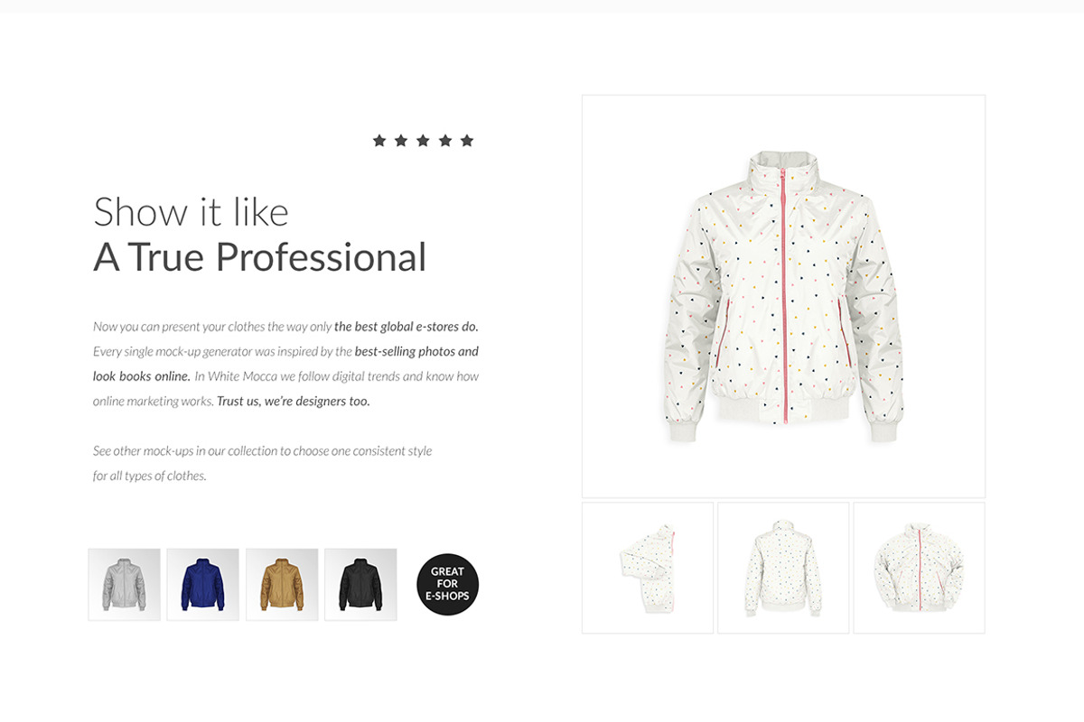 Bomber Jacket Ghost Mockups Set FREE, a Books & Magazine Mockup by Apparel_Mockups (Photo 8 of 21)