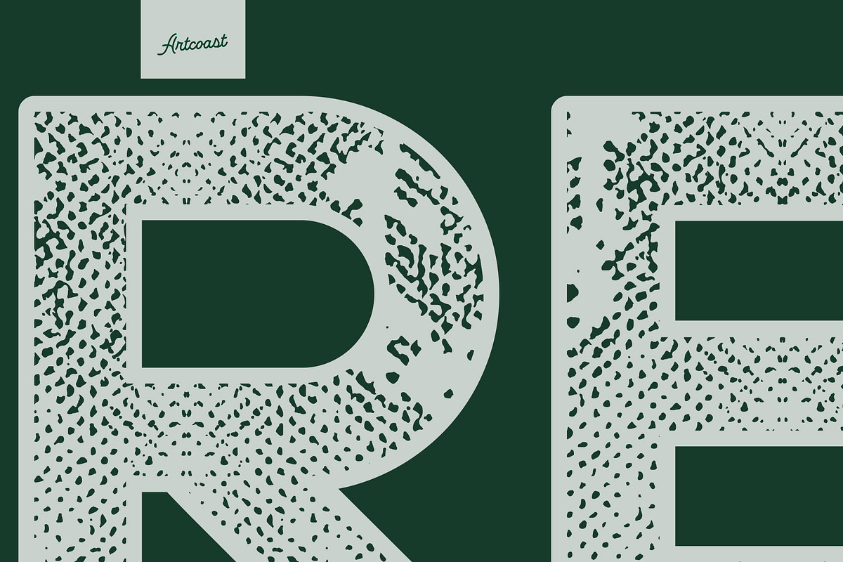 Stampbor Typeface, a Sans Serif Font by Artcoast Std. (Photo 5 of 10)
