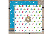 Snowman Digital Paper, a Pattern Graphic by JennyL Designs (Thumbnail 4 of 5)