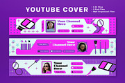 Y2K Beauty Vlogger Youtube Cover, a Social Media Template by graphicook (Thumbnail 2 of 3)