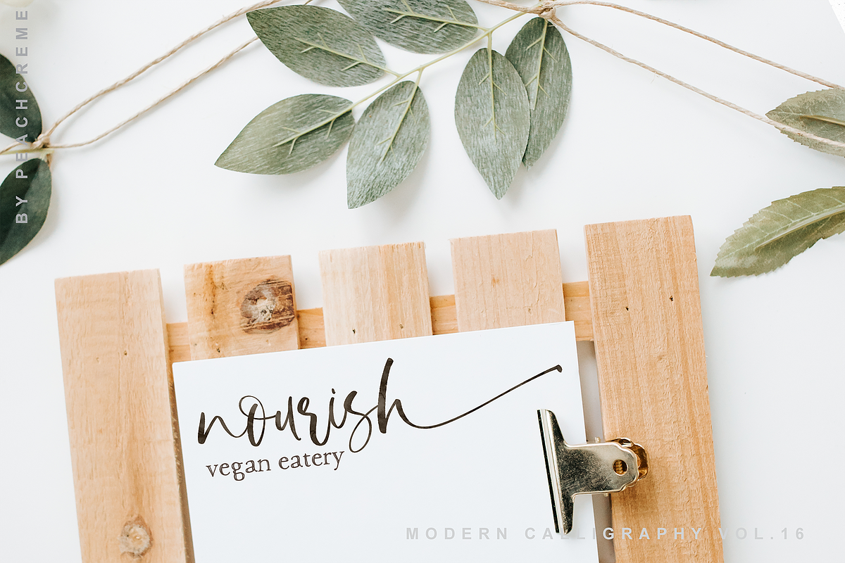 Bonjour // Modern Calligraphy, a Handwritten Font by PeachCreme (Photo 20 of 27)
