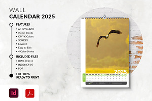 Printable 2025 Wall Calendar