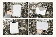 Spring picture frames & card mockups, an Advertising Mockup by Tabita's shop (Thumbnail 7 of 9)