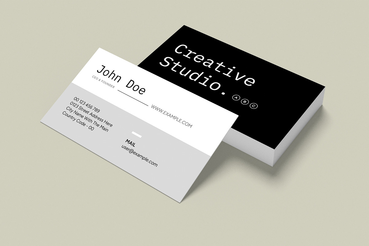 Professional Business Card, a Business Card Template by MightyDesign (Photo 2 of 6)
