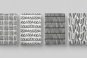 Black & white seamless patterns set, a Pattern Graphic by Good Studio (Thumbnail 28 of 36)