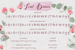 First Dance - Font