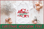 Christmas Monogram Font, a Font by Anastasia Feya (Thumbnail 1 of 8)