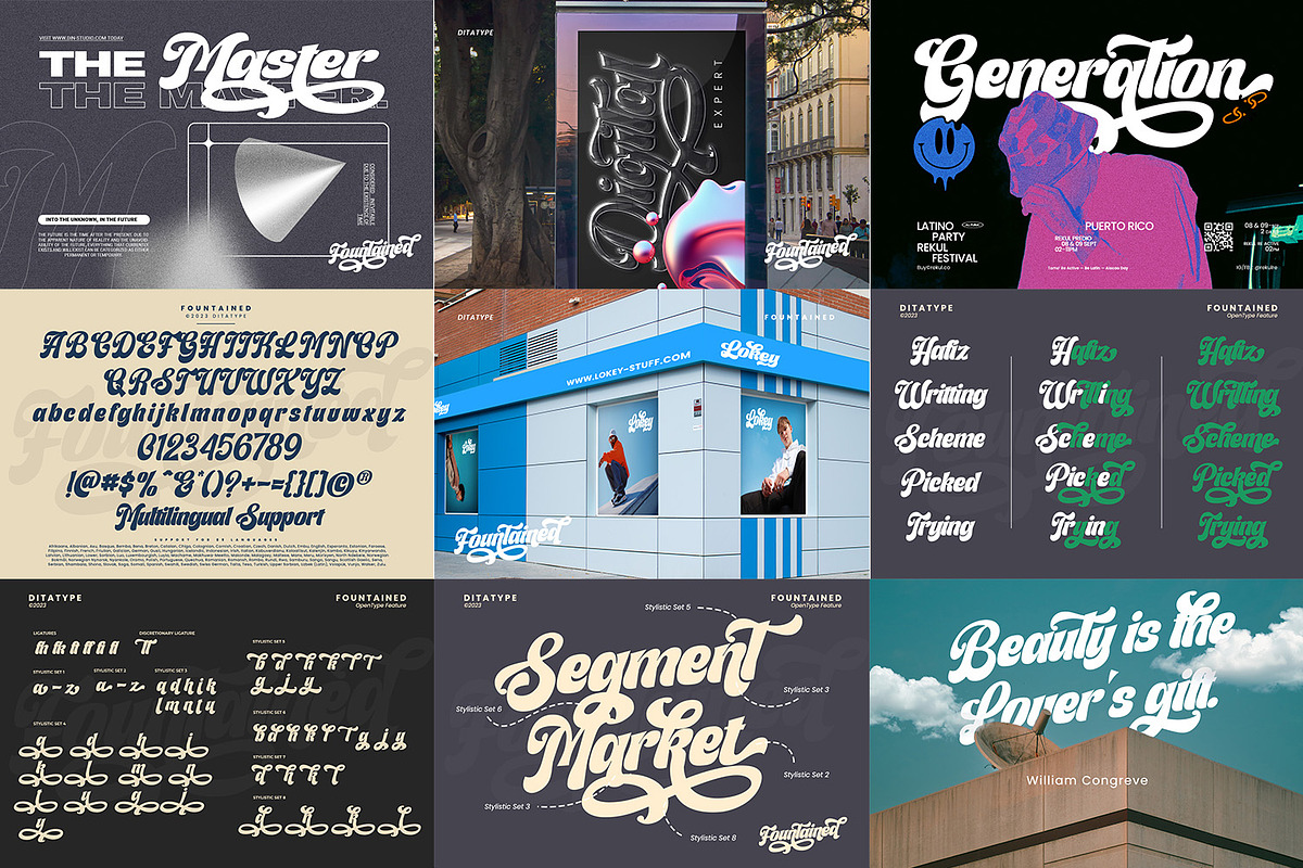 Vintage Script Vol 3 Font Bundle, a Script Font by Ditatype (Photo 4 of 12)