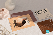 Modern & Minimalist Wedding Invite, an Invitation Template by StudioVonBraitenberg (Thumbnail 4 of 10)