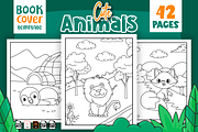 Cute Animals Coloring Book for Kids, an Animal Illustration by MK.CreativeHub (Thumbnail 1 of 3)
