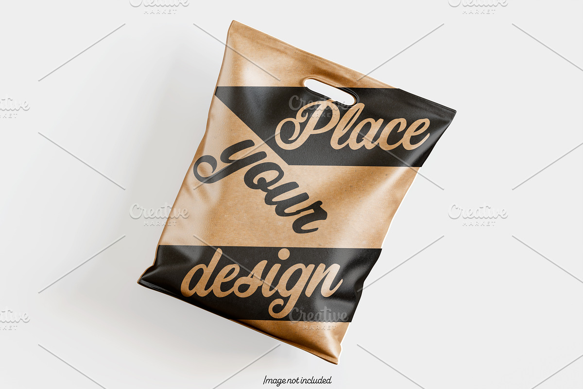 Paper bag brown color mockup bundles, a Packaging Mockup by Ambo Ampeng (Photo 5 of 32)