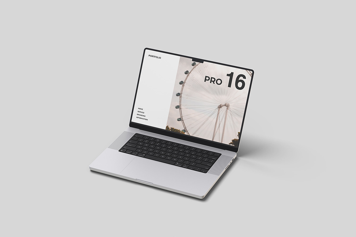 MacBook Pro 16 Mockup, a Mac Mockup by graphicpages (Photo 8 of 15)
