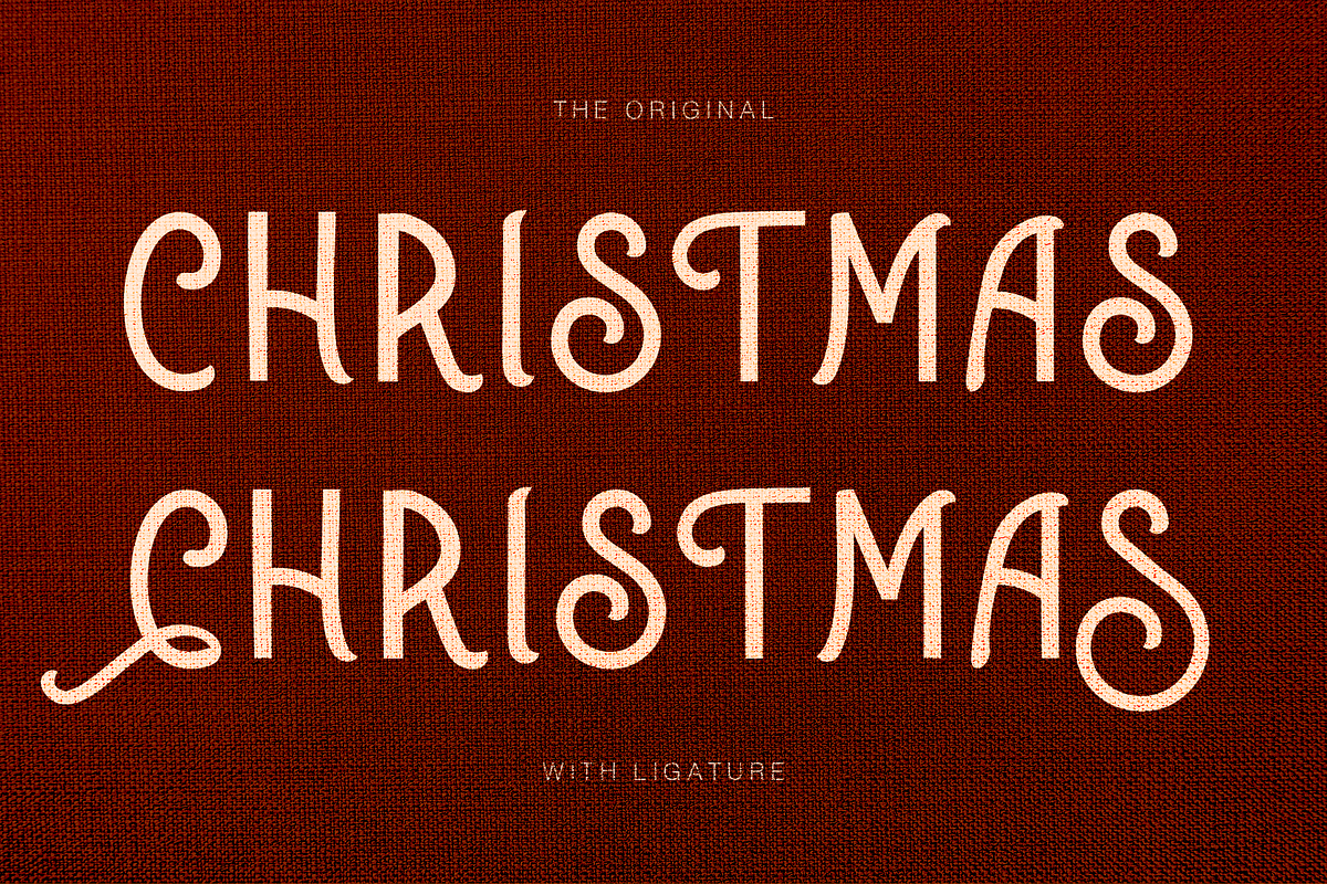 Snow Lits Christmas Holiday Display, a Font by Cloverons (Photo 7 of 13)