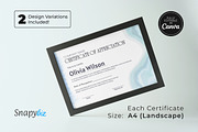Blue Certificate Appreciation Canva, a Card Template by Snapybiz (Thumbnail 5 of 10)