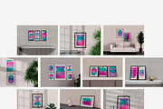 Pack of Frames Mockup, a Household Mockup by Mego-studio (Thumbnail 2 of 7)