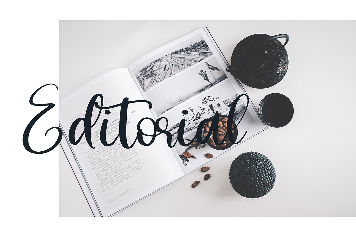Halisyah Modern Script Font, a Script Font by Giant Design (Photo 7 of 10)
