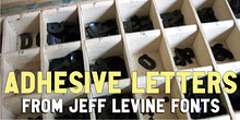 Adhesive Letters JNL