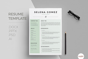 Modern CV - Coverletter Template, a Resume Template by Emaholic Template