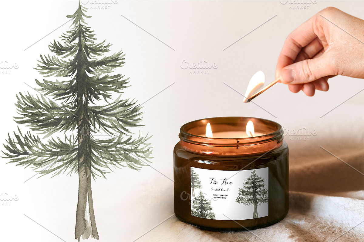Watercolor Landscapes collection, a Texture Illustration by MayaNavits (Photo 6 of 9)