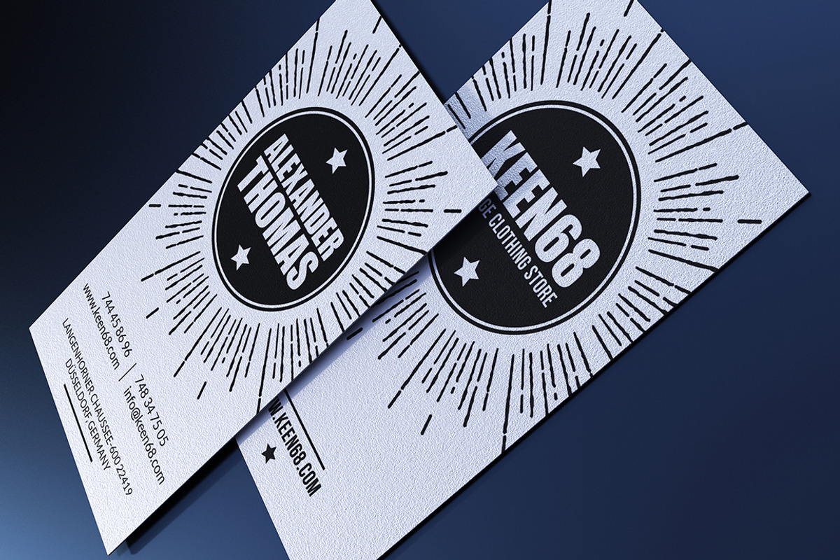 Hipster Business Card, a Business Card Template by Marvel (Photo 4 of 5)