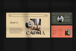 Cadma Presentation Canva Google Slid