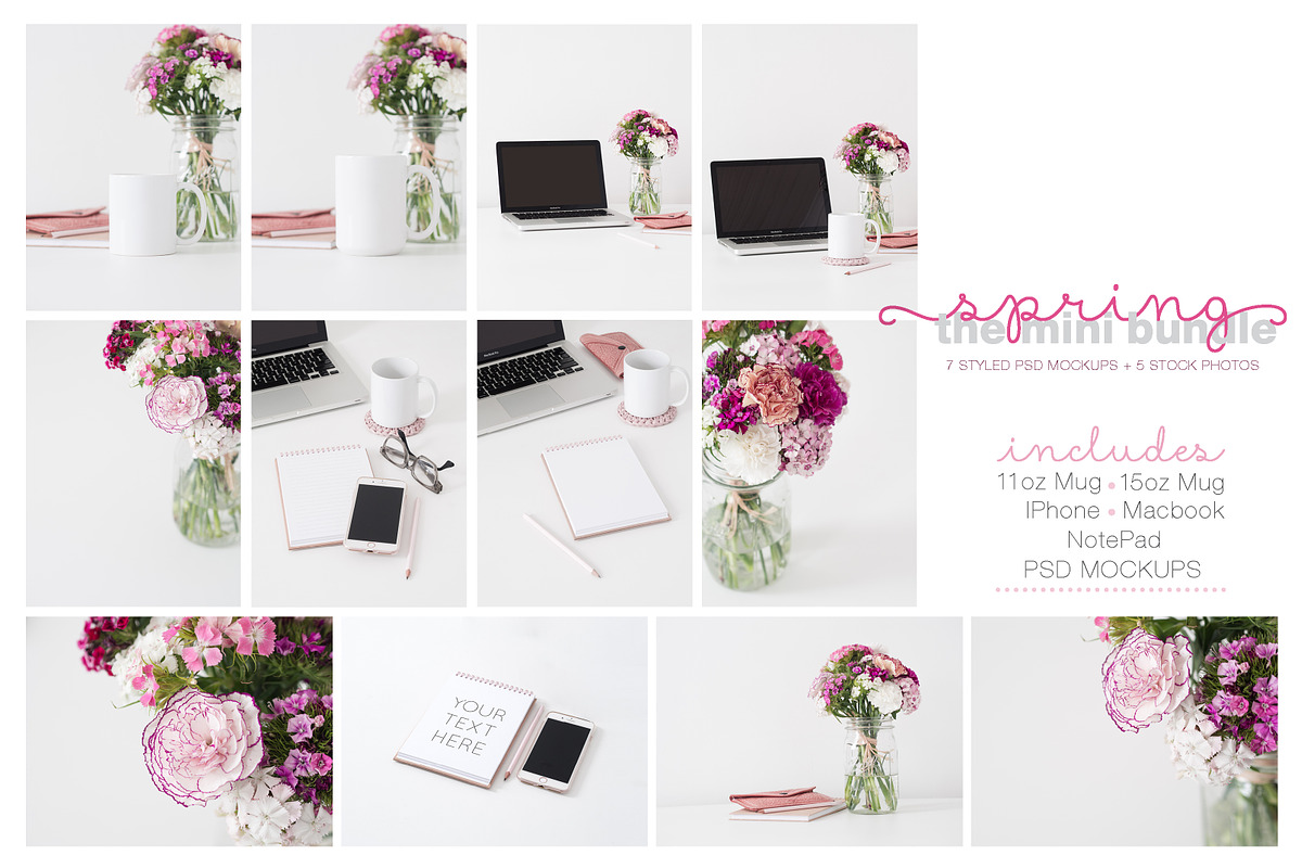 Spring Mockups & Styled Stock Bundle, a Cups & Container Mockup by Inspire Mockups (Photo 6 of 8)