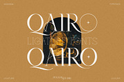 QAIRO _ Ligature fonts, a Serif Font by Penatic Studio (Thumbnail 1 of 10)