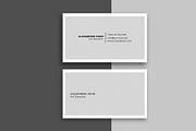 Simple Minimal Business Card, a Business Card Template by Saman Osama (Thumbnail 5 of 6)