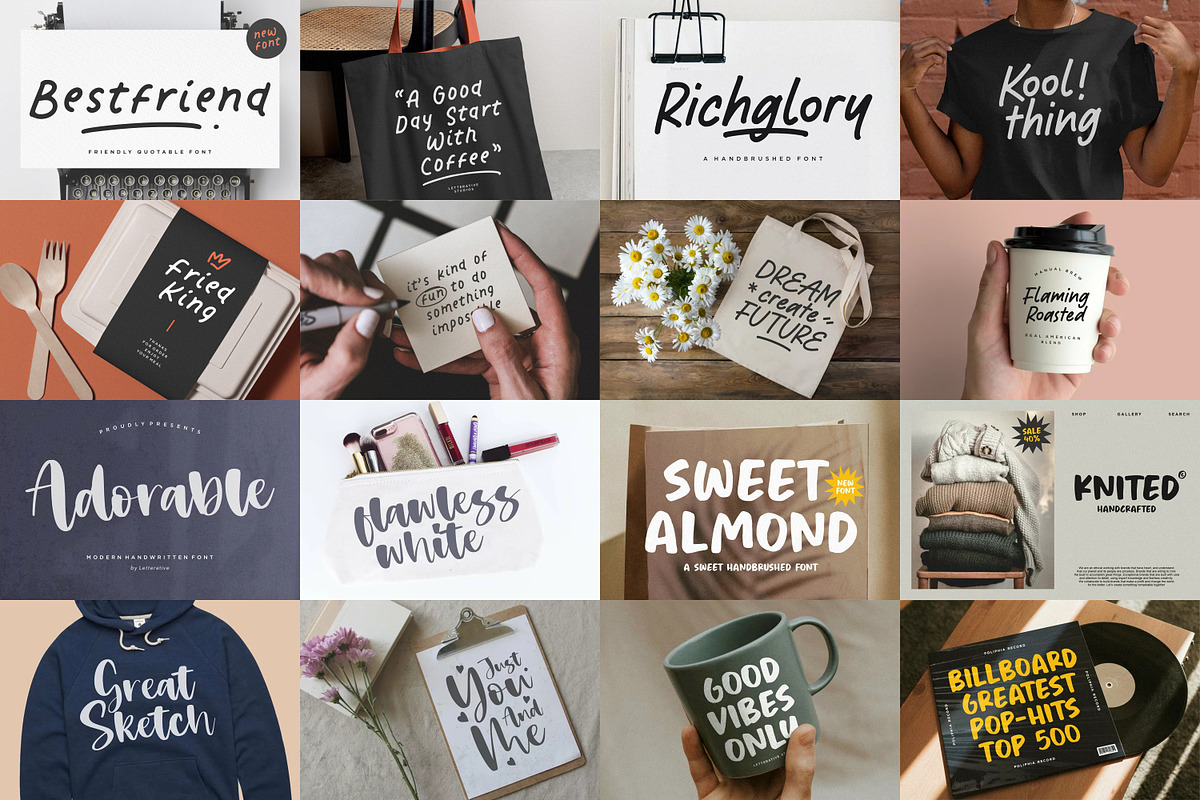 Handwriting Font Bundle!