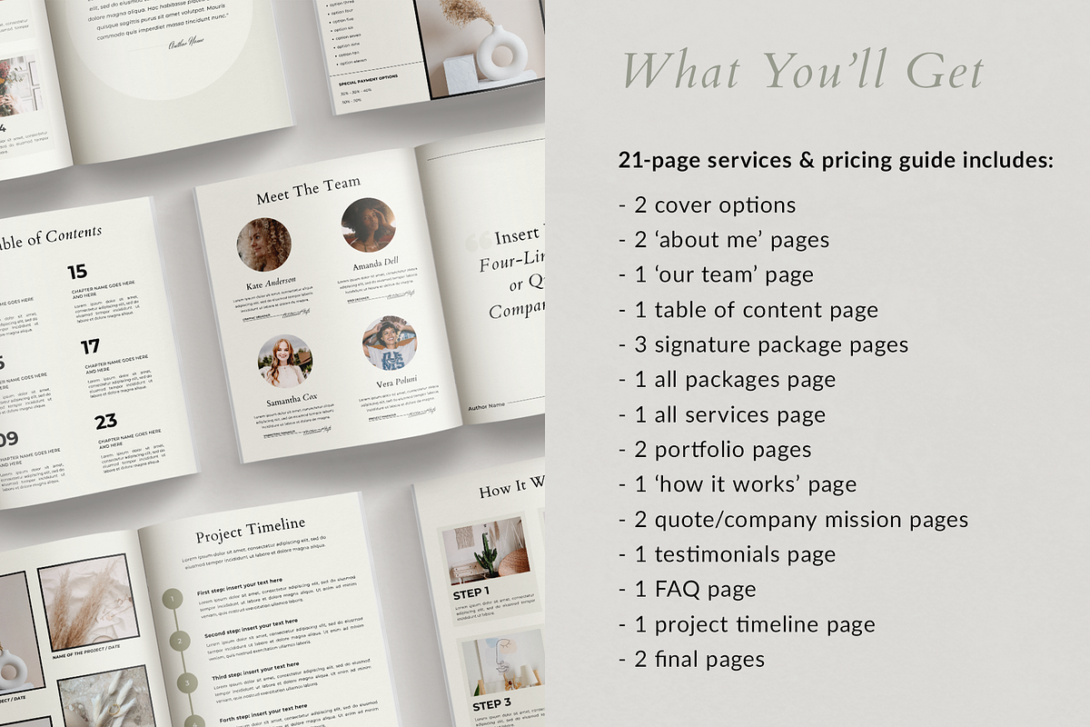 Service-Based Business Bundle, a Brochure Template by Ralony (Photo 4 of 31)