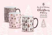 Sweet & Delicious Christmas Patterns, a Pattern Graphic by DrawStudio1988 (Thumbnail 3 of 9)
