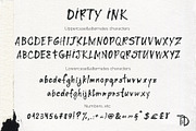 Dirty Ink font handwritten playful, a Handwritten Font by TD fonts (Thumbnail 8 of 12)