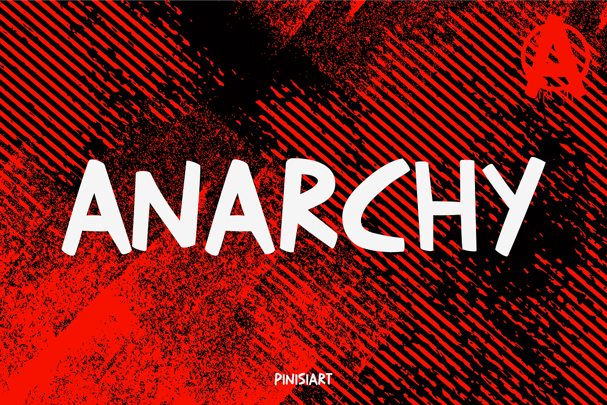 ANARCHY, a Font by Pinisi ART (Photo 1 of 10)