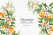 Orange Blossom - Watercolor Set, a Decorative Illustration by ThaismotaCreativeCo (Thumbnail 5 of 9)