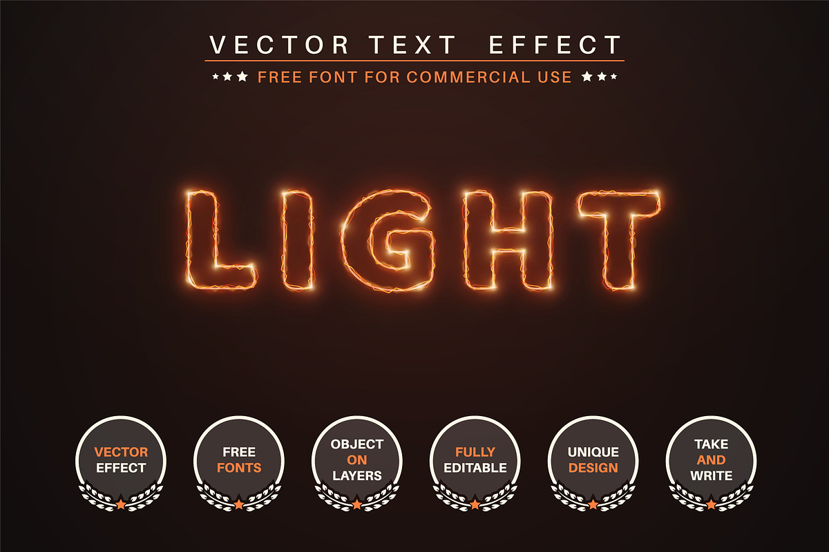 Lightning - Editable Text Effect, a Layer Style Add-On by rwgusev (Photo 1 of 5)