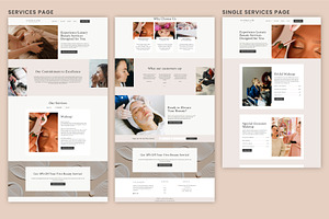 Beauty Salon Elementor Template Kit