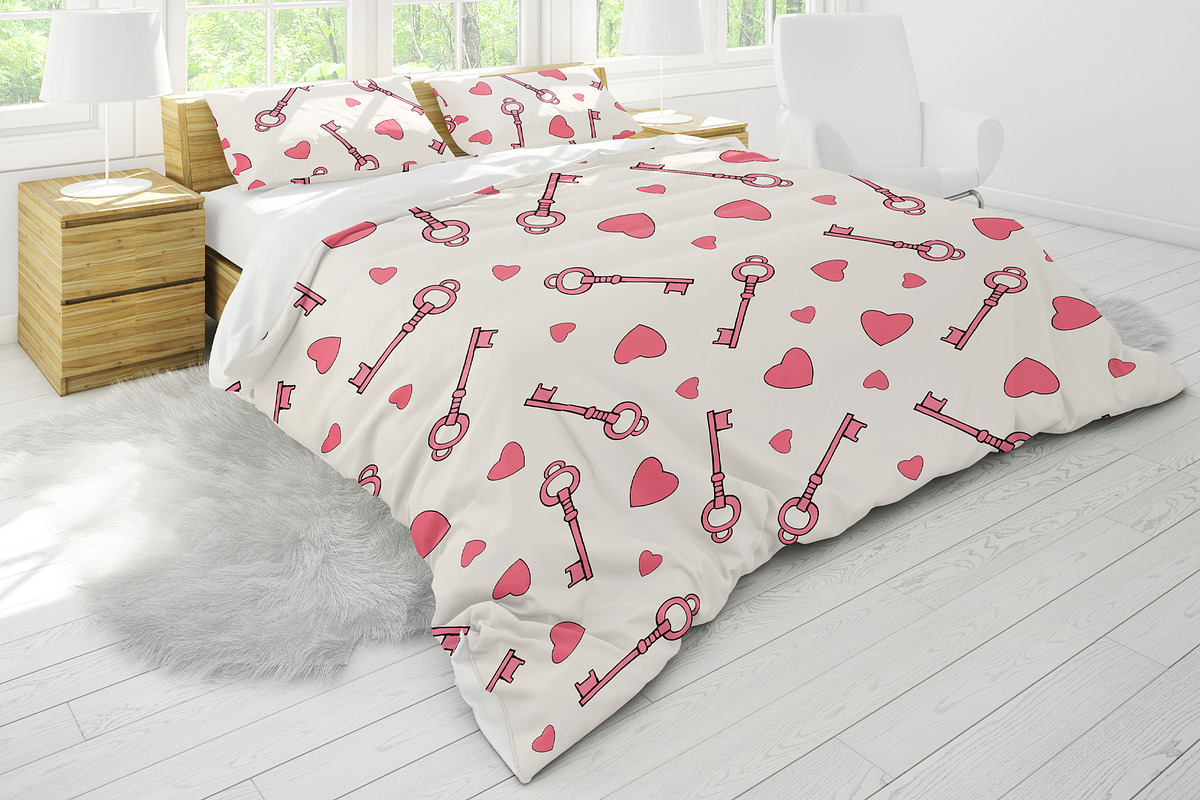 Whimsical Valentine Seamless Pattern, a Pattern Graphic by Groovy Arts (Photo 2 of 5)
