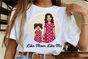 Embroidery Mother Daughter PNG Desig, an Illustration by CrexoraLab (Thumbnail 1 of 4)
